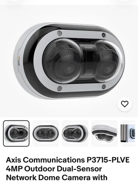 Axis Communications P4707-PLVE Dual Sensor Network Camera 02416-001