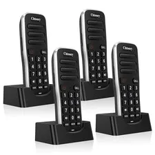 1Mile Range Rechargeable Handheld Intercom Wireless for OfficeRoom Communication