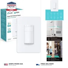 Kasa Smart Motion Sensor Switch, Dimmer Light Switch, Single Pole, Needs Neut...