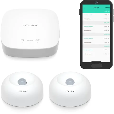 Wireless Motion Sensor 1/4 Mile Range Indoor Detector - Smart Alerts for Home