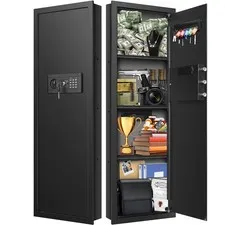 43.3'' Tall Fireproof Wall Safe Between Stud, Heavy Duty Flush In Wall Safe W...