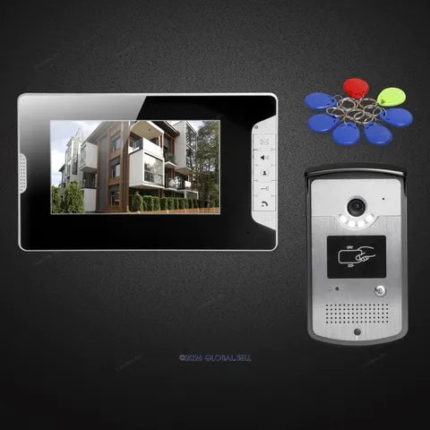 7inch Video Door Entry Phone Call System with IR Night Vision for Home Security