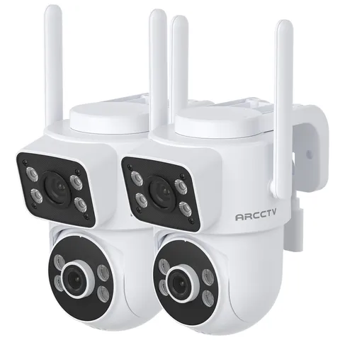 ARCCTV 2K Wireless Dual Lnes Security Camera Pan/Tilt Outdoor Color Night Vision