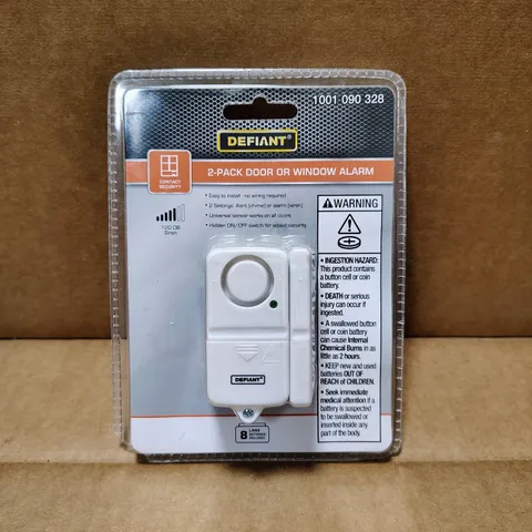 2-pack Defiant Door Or Window Alarm 1001 090 328 2-sensors