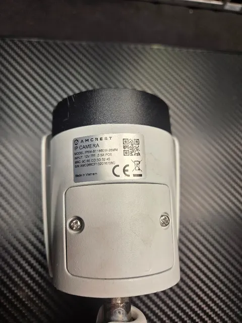 Amcrest IP5M-B1186EW-28MM 5MP Outdoor PoE IP Bullet Security Camera White
