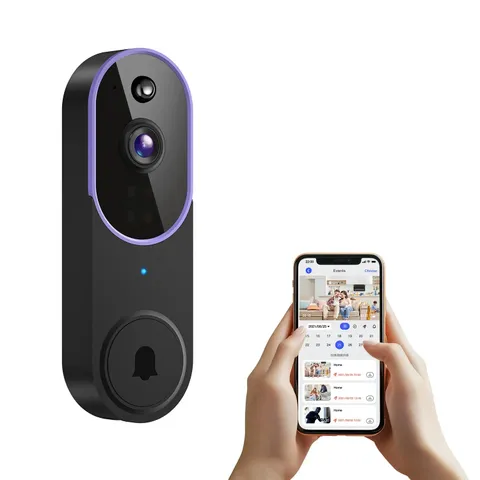 Wireless Video Doorbell Camera, Smart Security Doorbell Camera, 1080P, AI Human