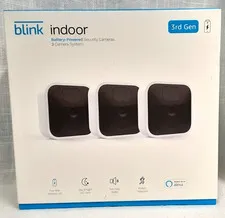 Sealed BLINK Indoor 3-Camera System (3rd Gen) 1080p WiFi - Factory Sealed NEW