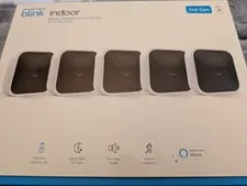 Blink Indoor 3rd Generation Security Cameras 5 Camera System Battery Powered