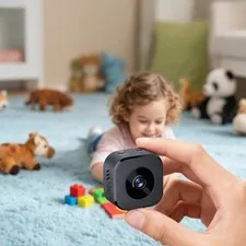 Compact 1080P HD Indoor Security Camera with WiFi and Motion Detection Alerts