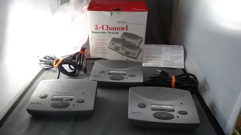 Radio Shack 43-3105 3-Channel FM Wireless Intercom System EC TESTED  Please Read