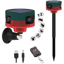 Solar Motion Sensor Alarm | 13 Sounds, Recording Support