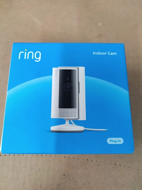 Ring Indoor Cam 2nd Gen Plug-In 1080p HD WiFi Security Camera White Ships Free