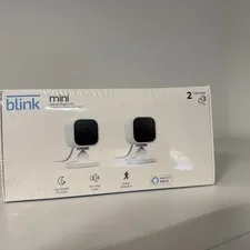 Blink Mini Indoor Plug-In HD Smart Security Camera - Pack of 2 BRAND NEW