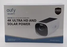 eufy S330 eufyCam 3 4K Outdoor Security Camera Wireless W/ Solar Panel Spotlight