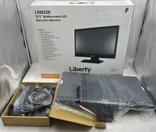 LIBERTY LSM22R LED 21.5" WIDESCREEN HDMI VGA BNC INPUTS REMOTE SECURITY MONITOR