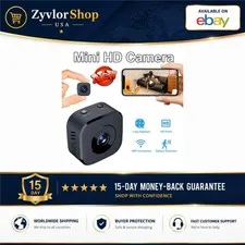 SSET Mini WiFi Security Camera HD Full Color Night Vision Waterproof