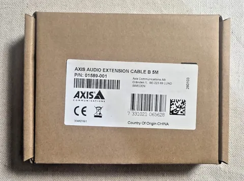 Axis Audio Extension Cable B 5M - P/N: 01589-001