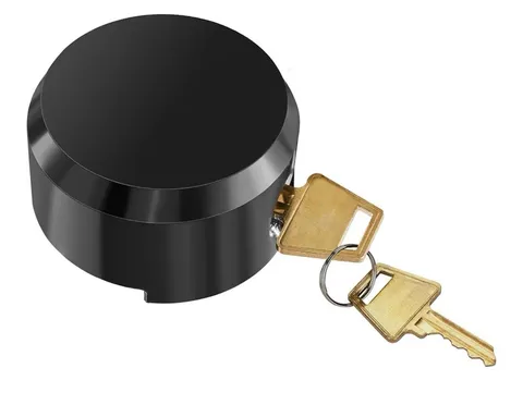 1 Pcs Hidden Shackle Padlocks Puck Lock Keyed Alike Trailer Puck Lock 2-7/8"