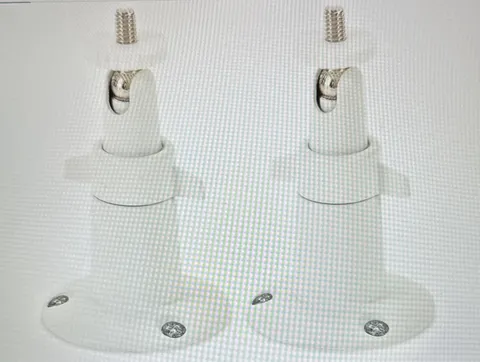 (20) Adjustable Metal White Wall Mounts For Arlo Ring Eufy Wireless Cameras