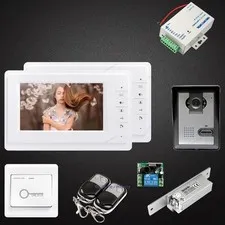 7" Video Security Door Phone with Intra-monitor Audio Intercom for Home Security