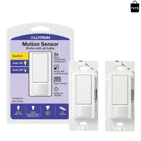 2-Pack Motion Sensor Light Switch - Auto On/Off for Convenience in Any Room