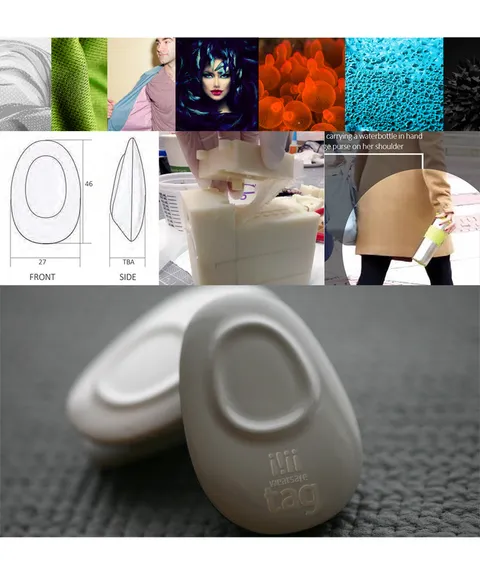 WEARSAFE TAG BUTTON w/ lifetime subscription! NEW IN OPEN BOX Safety Security