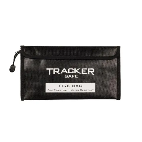 6 In. X 11 In. X 0.5 In. Fire and Water Resistant Bag for Security Safes - Small