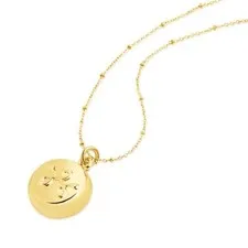 Smart Jewelry - Personal Safety Device - Necklace Gold
