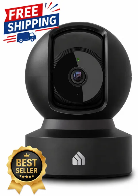Kasa 1080p Indoor Pan/Tilt Wired Security Camera 2-Way Audio EC71