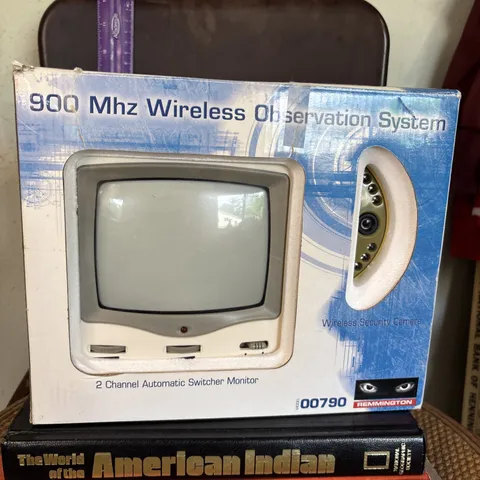 VTG 90s Remington - 900 MHz Wireless Observation System Model 00790 RARE Prop