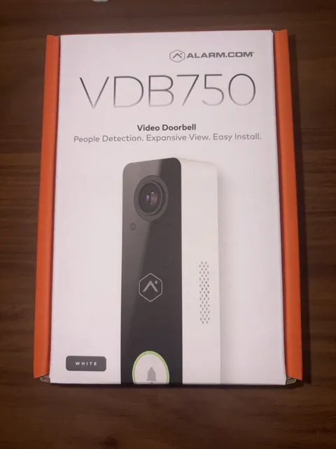 Alarm.com ADC-VDB750 WiFi 2MP Video Doorbell Camera with Two-Way Audio