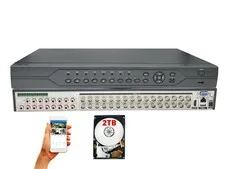 Evertech 32 Channel H.265 CCTV Security Surveillance DVR 2TB HDD Video Recorder