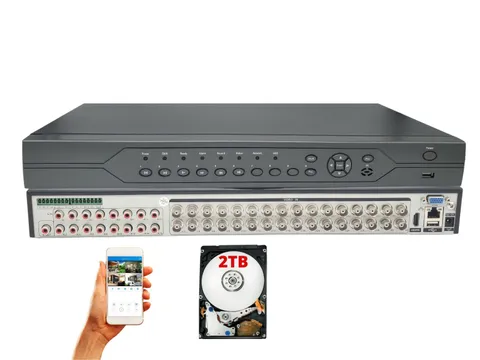 Evertech 32 Channel H.265 CCTV Security Surveillance DVR 2TB HDD Video Recorder