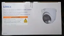 Lorex 4K Ultra HD Smart Deterrence IP Dome Camera Smart Motion Detection E893DD