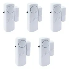 Door Window Alarm, 90dB Wireless Sensor Door Window Burglar Alarm for Home Se...