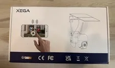 Xega 4G LTE Cellular Security Camera with 20W Solar Panel 2WmAh Built-in Battery