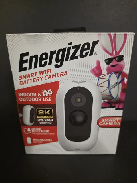 Energizer Smart 2K Outdoor Battery Security Camera - Wireless Rechargeable NEW 