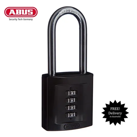 ABUS Padlock 158/50HB50 -50mm-Extended Shackle Combination Padlocks-FREE POST