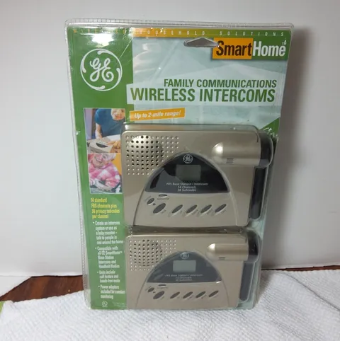 GE Wireless Intercom SmartHome Family Communication, 2 Base Stations, Sealed