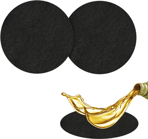 2 PCS Oil Drain Splash Pad, 15" Round No Splatter Pad for Car Transmission