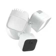 New Blink Wired Floodlight Camera 1080p HD Security Cam Alexa White 2600LM