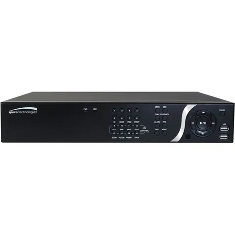 NEW Speco N16NS6TB, 16-Channel, 8MP NVR with 6TB HDD for CCTV