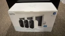 3 Pack Arlo Essential Outdoor 2K Camera 2nd Generation with Solar Panels