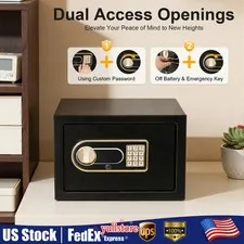 Large Safety Steel Fireproof Safe Box Digital Keypad Lock for Home Cash Security