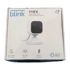 Blink Mini Smart Security Camera HD 1080p Indoor Plug-In Surveillance BCM00300U