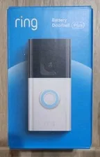 Ring - Battery Doorbell Plus Smart Wifi Video Doorbell Satin Nickel