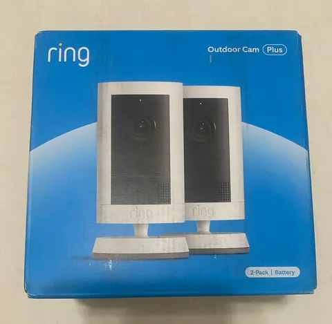 RING OUTDOOR CAM PLUS BATTERY POWERED 2 PACK