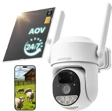 4G Camaras De Seguridad Sin WIFI Para Casa Exterior Inalambricas Con Panel Solar