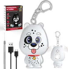 Rechargeable Personal Alarm for Women – 130Db Loud Emergency Alarm Keychain with