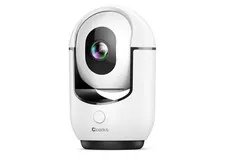 Cloarks 2K Pan/Tilt Security Camera WiFi Color Night Vision 2-Way Audio White
